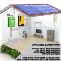 Inverter solare ibrido con controller solare MPPT incorporato da 1 kW a 6kW